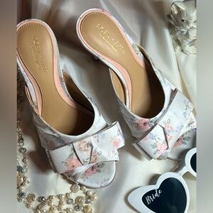 Antonio Melanie “Born on Fifth” SHOES Wedding Floral White, women’s size 7 HEELS